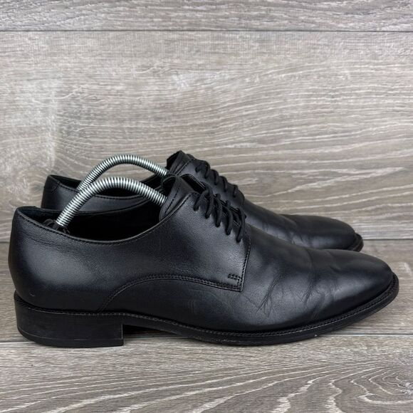 Cole Haan x Nike Air Men’s Sz 10.5M Black Leather Lace Up Classic Oxfords - Picture 1 of 15